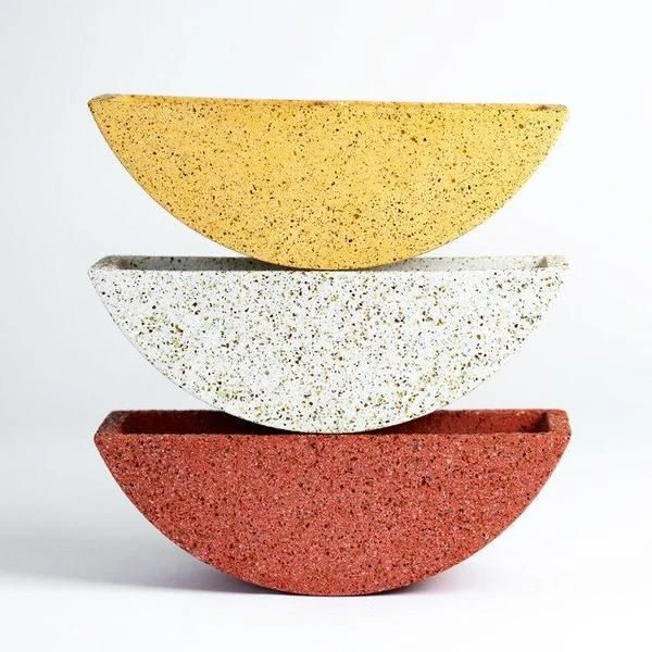 Pretti.Cool Totter Planter White Terrazzo 6 Pretti.Cool Totter Planter White Terrazzo - Image 6