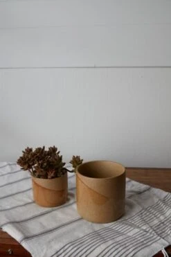 Marbella Half Glaze Diagonal Design Cache Pot By ACCENT DECOR -Cloud-Hidden Plants s753278155256112669 p1143 i3 w353