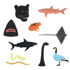 Tiny Animal Tattoo Tin By TATTLY -Cloud-Hidden Plants s753278155256112669 p1276 i10 w900