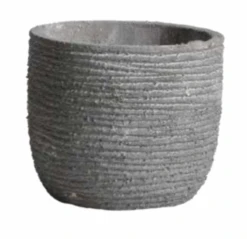 Scoured Cylinder Pot - 4 Inch