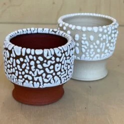 Zziee Beaded Glaze Mini-Planter