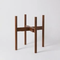 Kanso Designs - Adjustable Dark Bamboo Plant Stand