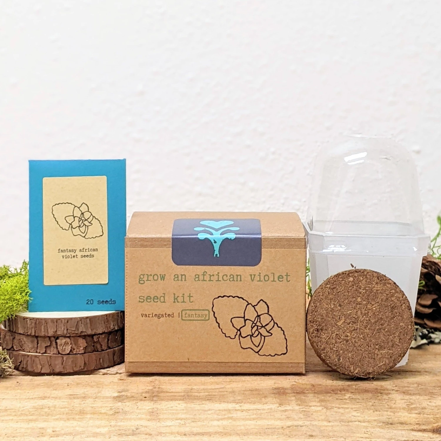 Plantflix - Grow An African Violet Seed Kit 1 Plantflix - Grow An African Violet Seed Kit