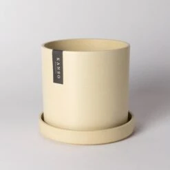 KANSO Earth Tones - 7" | Tatami Sand | Signature Planters & Saucer