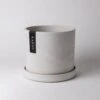 KANSO Earth Tones - 7" | White Stone | Signature Planters & Saucer