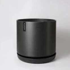 Kanso Designs - 12” | 13" Recycled Plastic Planter - BLACK