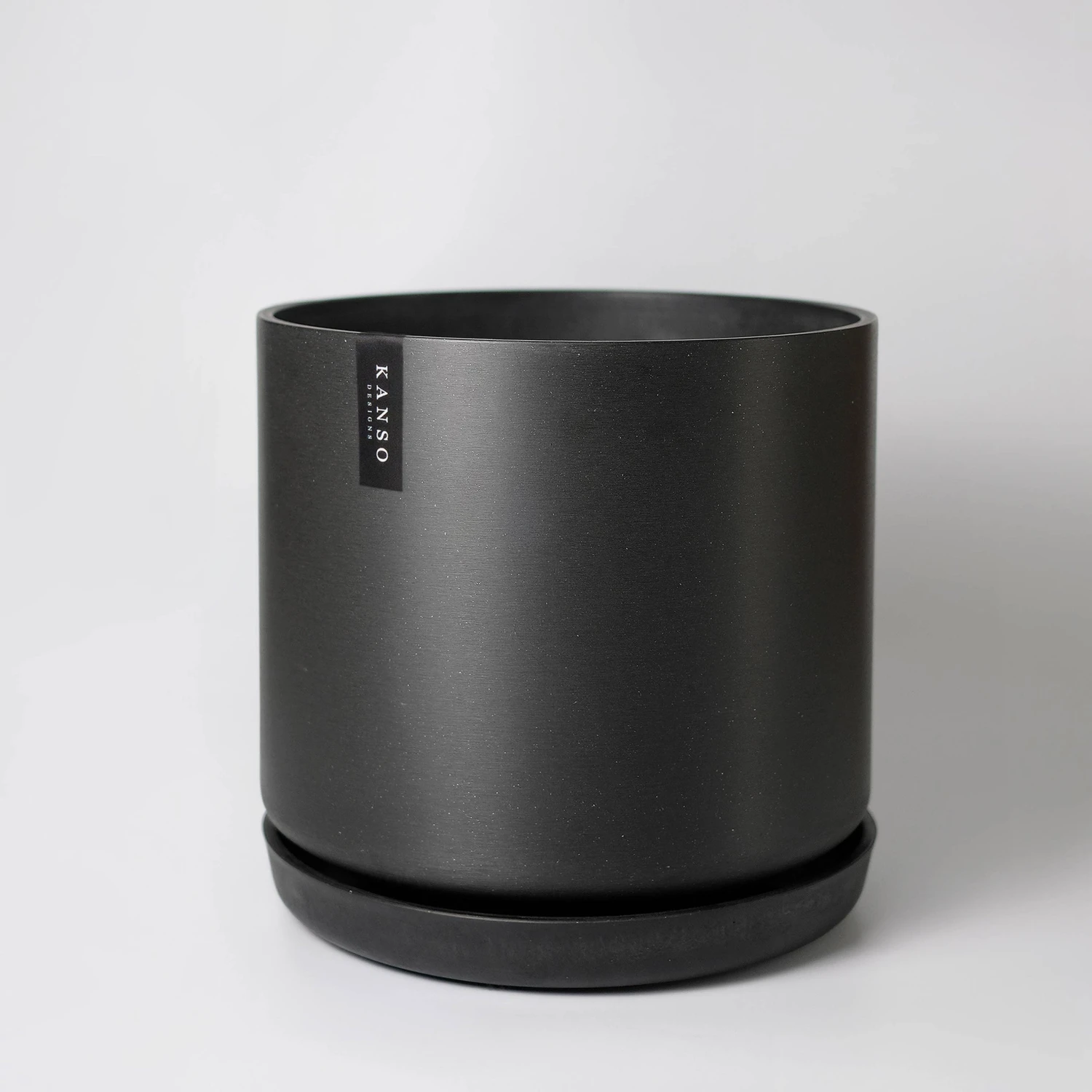 Kanso Designs - 12” | 13" Recycled Plastic Planter - BLACK 1 Kanso Designs - 12” | 13" Recycled Plastic Planter - BLACK