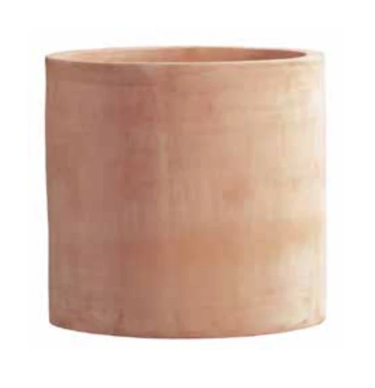 Simple Cylinder - 7 Inch Heavy Terracotta Planter 1 Simple Cylinder - 7 Inch Heavy Terracotta Planter
